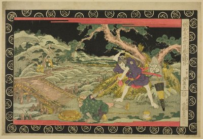 Acto cinco (Godanme), de la serie "El tesoro de los vasallos leales (Kanadehon Chushingura)" de Keisai Eisen