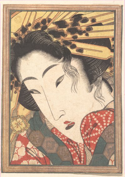Geisha rechazada de «Pasiones enfriadas por la nieve primaveral» de Keisai Eisen