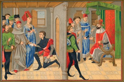 Escena del cuento de Renaud De Montauban, siglo XV, 1849 de Kellerhoven