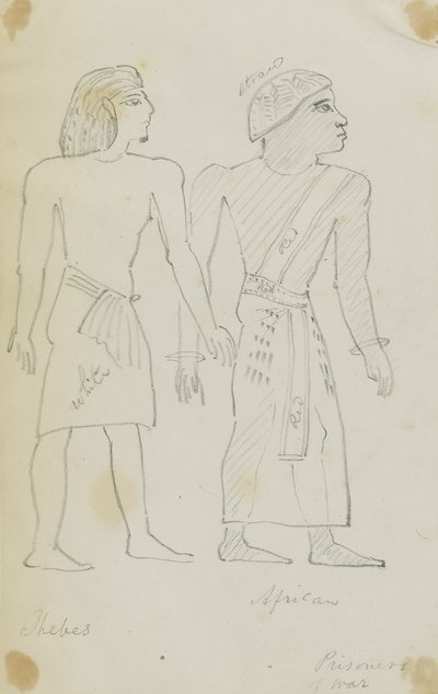 Prisioneros de guerra (egipcios y africanos) de Kellogg, Miner Kilbourne