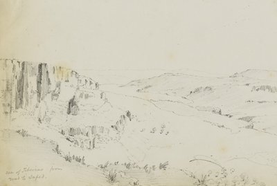 Mar de Tiberíadesde la carretera de Jafed de Kellogg, Miner Kilbourne