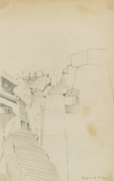 Templo de Tebas, Egipto de Kellogg, Miner Kilbourne