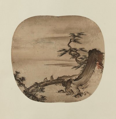 Paisaje, segunda mitad del siglo XV de Kenkō Shōkei