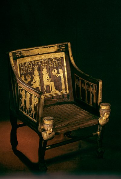 Silla de la princesa Sitamun, "hija de Amón" (c. 1370 a.C. - desconocido) fue una antigua..., 2009 (foto) de Kenneth Garrett
