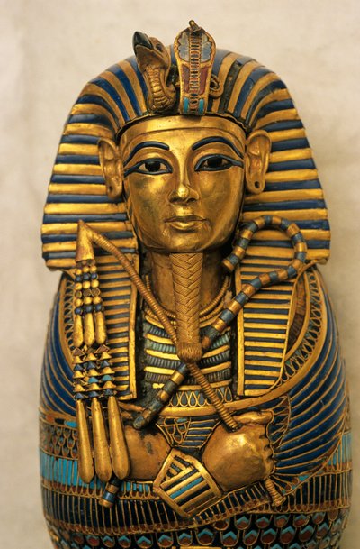 Ataúd para vísceras, Tutankamón; Exposición; Catálogo; Reino Nuevo; Egipto;, 2009 (foto) de Kenneth Garrett