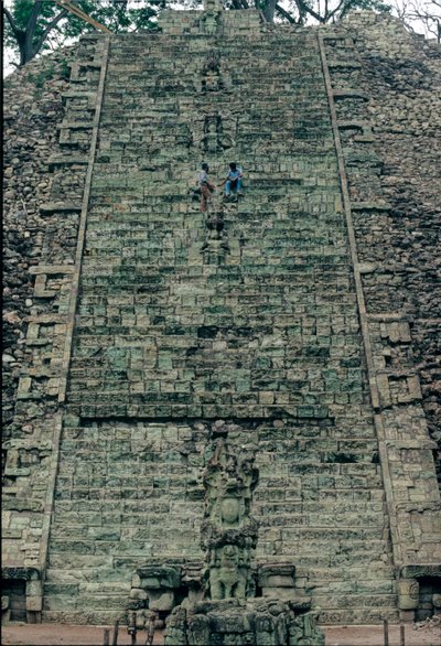 Copán, Escalera Jeroglífica, Templo 26, Maya, Honduras, La Ruta Maya de Kenneth Garrett