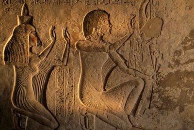 Egipto; Amarna; mm6741; Arqueología; artefacto; dinastía XVIII; Akenatón; Amenhotep IV,..., 2001 (foto) de Kenneth Garrett