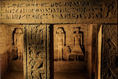 Egipto; Reino Antiguo; Tumba de Qar; Tumba de Kar; Giza; arqueología de Kenneth Garrett