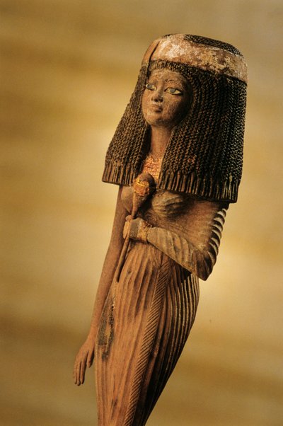 Figura funeraria de la dama Resi; estatuilla; reinado de Amenhotep III. Resi era hija de..., 2009 (foto) de Kenneth Garrett