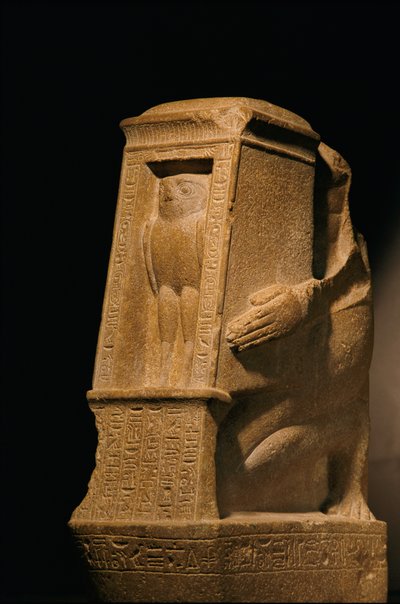 Estatua sin cabeza de Sebty realizada en cuarcita, Reino Nuevo, 2002 (foto) de Kenneth Garrett