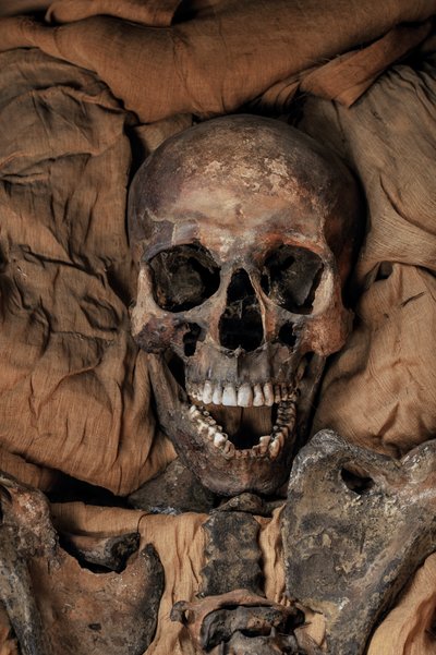 Momia del padre del rey Tut, Akenatón. de Kenneth Garrett