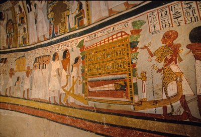 Tumba de Roy; cortejo fúnebre, ; dinastía XVIII. Valle de los Nobles; Tebas; Egipto; Ne... de Kenneth Garrett