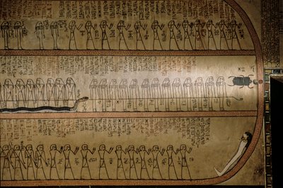 Mural que representa el Libro de los Muertos; Tumba de Amenhotep II; Valle de los Reyes. La..., 2009 (foto) de Kenneth Garrett