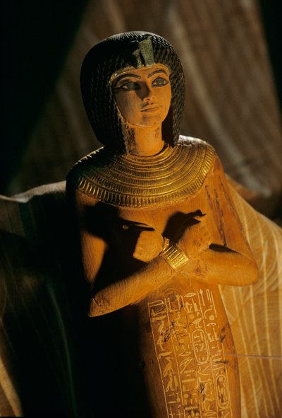 Shabti de madera, 2009 (foto) de Kenneth Garrett