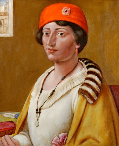 Turbante rojo de Kenneth Hayes Miller