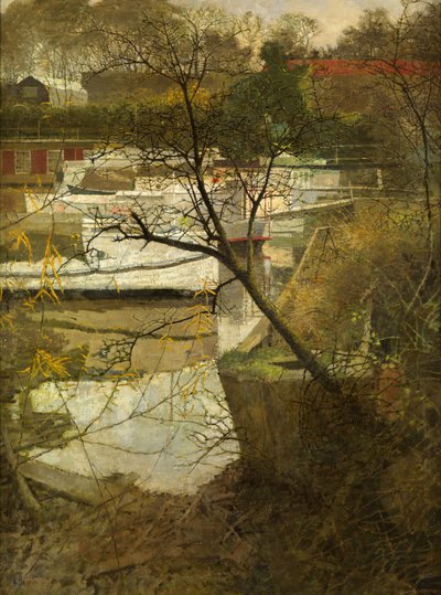 El Muelle del Yate de Cubitt de Kenneth Newton