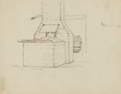 (Rotonda del Capitolio del Estado de Iowa) (Fabricantes, estudio para panel) de Kenyon Cox