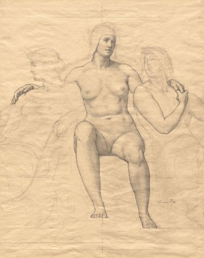 Figuras femeninas alegóricas de Kenyon Cox
