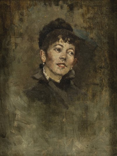 Cabeza de una Joven de Kenyon Cox