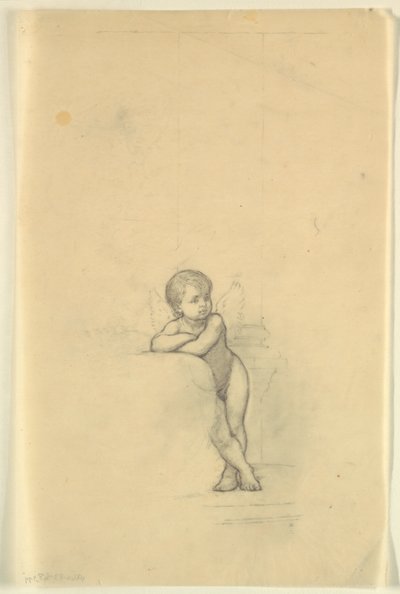 Boceto de Genio para "Tradición" de Kenyon Cox