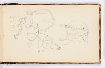 Página de cuaderno de bocetos de Kenyon Cox