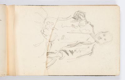 Página de cuaderno de bocetos de Kenyon Cox