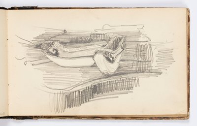 Página de Cuaderno de Bocetos de Kenyon Cox