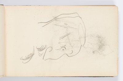 Página de cuaderno de bocetos: Caricaturas de Kenyon Cox