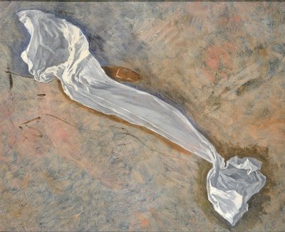 Estudio para el drapeado de "En busca del ideal" de Kenyon Cox