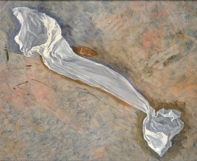 Estudio para drapeado de la persecución del ideal, 1891 de Kenyon Cox