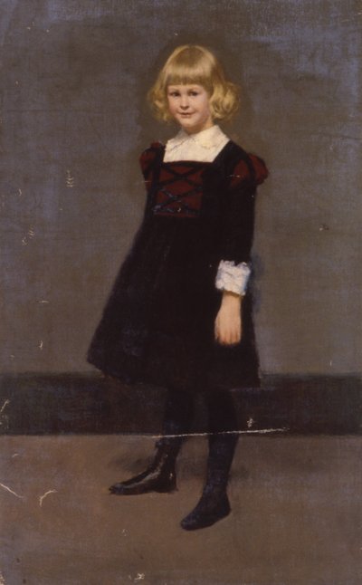 Sin título, Retrato de una niña joven, ca. 1900 de Kenyon Cox