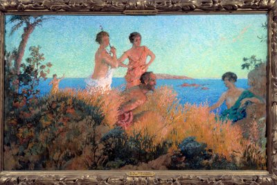 Pintura de escenas antiguas de Xavier Roussel Ker (1867-1944) de Ker Xavier Roussel