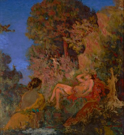 La Diana dormida 1924 (Óleo sobre lienzo) de Ker Xavier Roussel