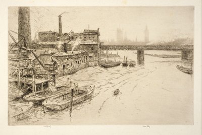 Puente de Hungerford, Londres de Kerr Eby