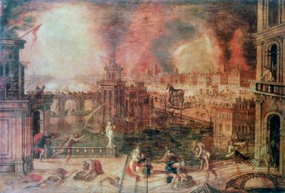 El incendio de Troya de Kerstiaen de Keuninck