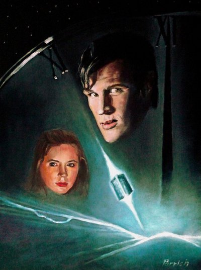 Número Once A las Once (Doctor Who) (pintura) de Kevin Parrish