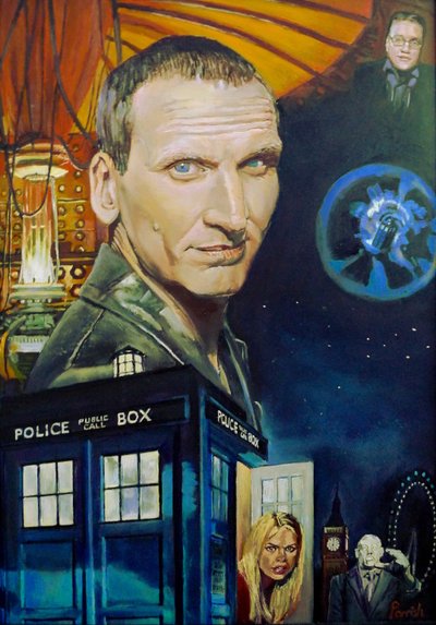 La novena encarnación (Dr Who), 2005 (pintura) de Kevin Parrish