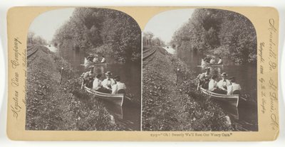 ¡Oh! Dulcemente descansaremos nuestros remos cansados, 1896 de Keystone View Company