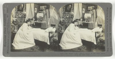 La Cuna Vacía. Estamos más cerca de la otra orilla desde que el bebé murió, 1899 de Keystone View Company