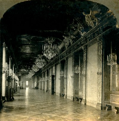 El Gran Salón de Banquetes, Palacio Real, Estocolmo, Suecia, 1904 de Keystone View Company