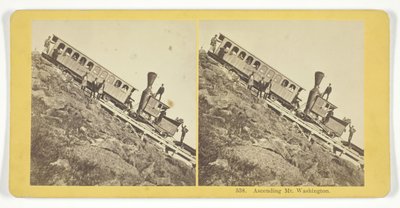 Ascendiendo el Monte Washington, 1855-75. Creadores: Hermanos Kilburn, BW Kilburn de Kilburn Brothers, BW Kilburn