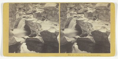 Cataratas del Ammonoosuc, 1855-75 de Kilburn Brothers, BW Kilburn