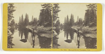 Río Merced, Yosemite, Cal., 1855-75. Creadores: Hermanos Kilburn, BW Kilburn de Kilburn Brothers, BW Kilburn