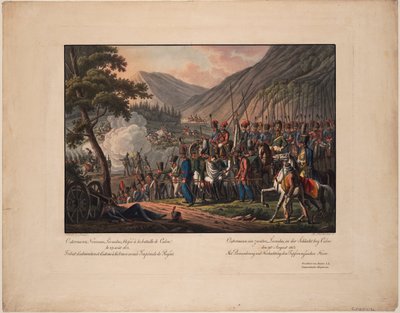 Conde General Alexander Ostermann-Tolstoy en la Batalla de Kulm el 29 de agosto de 1813 de Kilian Ponheimer the Elder