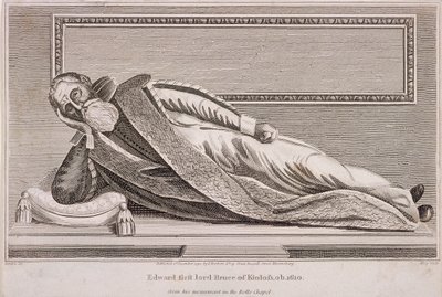 Monumento a Sir Edward Bruce en Rolls Chapel, Chancery Lane, Londres, 1794 de King