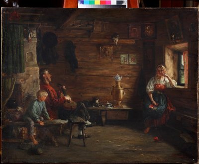 Idilio familiar de Kirill Vikentievich Lemoch