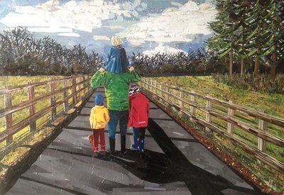 Paseo familiar de Kirstie Adamson