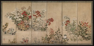Flowers and Grasses de Kitagawa Sosetsu