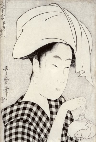 Una casa de té en Ryogoku, de la serie 