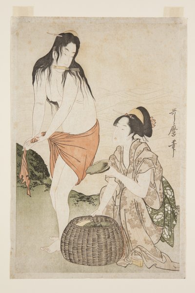 Buzos de abulón de Kitagawa Utamaro
